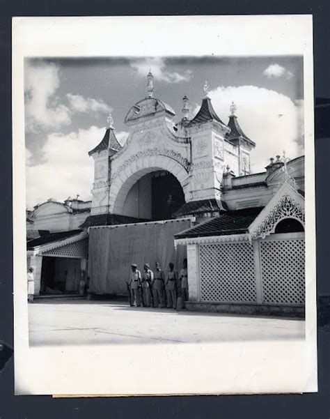 The Heavily Guarded and screened main gate of the Nizam of Hyderabad's ...