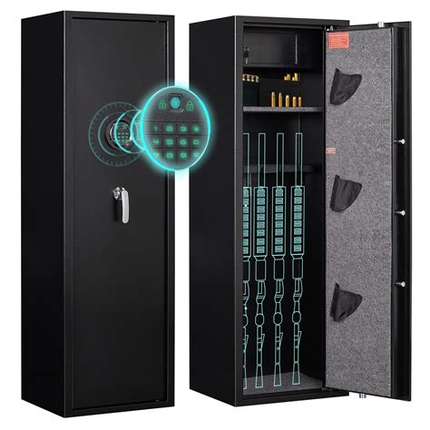 57 Large 5 Gun Cabinet For Rifles And Pistols Biometric | Desertcart INDIA