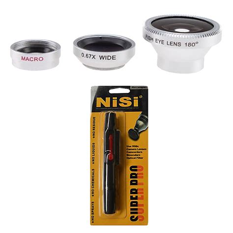 Buy Xcsource Fish Eye Lens Wide Angle Lens + Macro Lens 3-in-1 Kit for ...