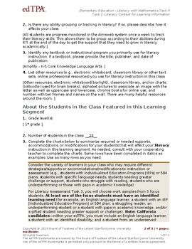 Image result for Task edTPA