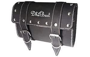 Dhe Best BG-08 Bike Saddle Bag Rectangle Side SaddleBag Black for RE ...