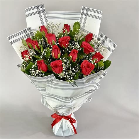 15 Red Rose Bunch - DP Saini Florist & Baker's