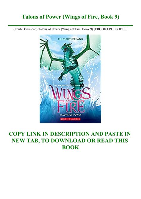 (Epub Download) Talons of Power (Wings of Fire Book 9) [EBOOK EPUB KIDLE]