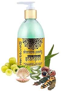 Buy HerbtoniQ Aloevera Pearly Anti-Dandruff Shampoo (300 ml) Online at ...