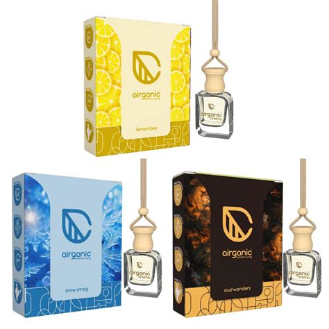 AIRGANIC Aroma Swing Combo Offer: Lemon Bee, Oud wonder & Snow Smog ...