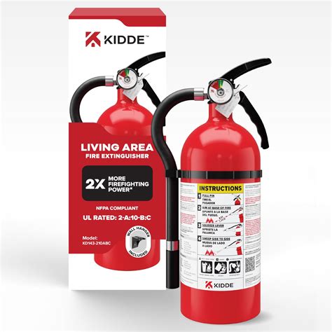 Kidde Fire Extinguisher for Home, For Residential and Living Area Use ...