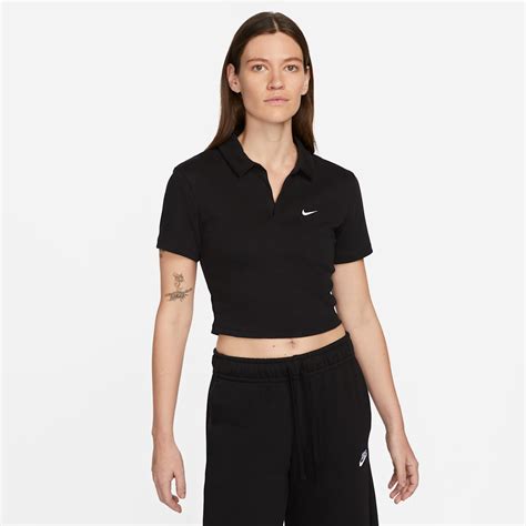 Slim Black Polos Tops. Nike PH