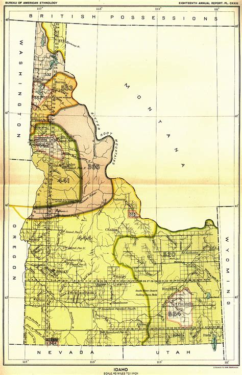 Idaho County Maps