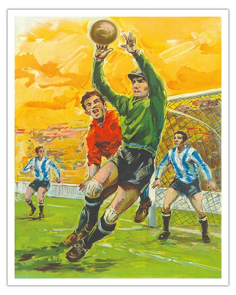 The Goalkeeper (Goalie) - Spanish Soccer Football - Vintage Sports ...