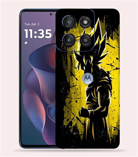 Amazon.in: Buy Goku Moto Edge 60 pro Layer Skins Mobile Back Skin Rear ...