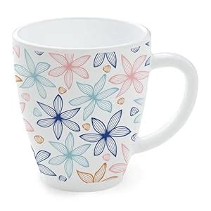 Larah by BOROSIL Blue Dawn Opalware 390 ml Tea/Coffee Mug | Microwave ...