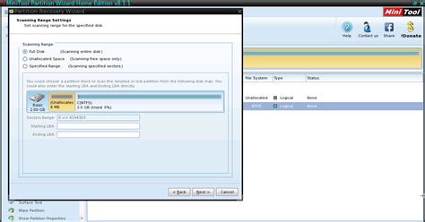 Image result for MiniTool Partition Wizard Bootable Screen