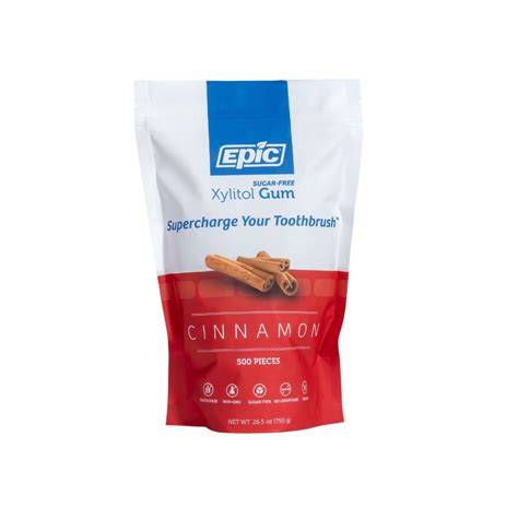 Snapklik.com : Epic Xylitol Chewing Gum - Sugar Free & Aspartame Free ...