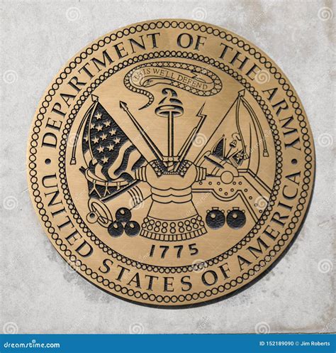 Department of the United States Army Emblem Editorial Image - Image of ...