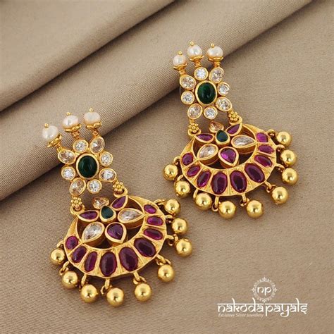 Silver Gold Plated Earrings – Page 15 – Nakoda Payals