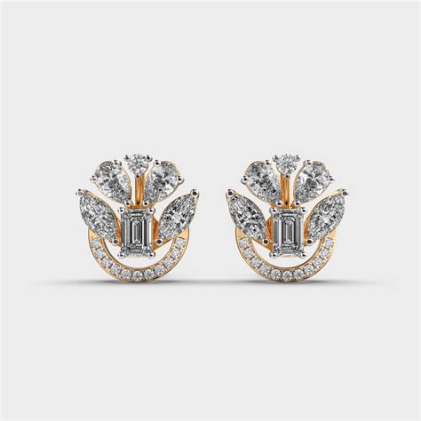 Magnificient Bouquet Diamond Studs | Jewelbox