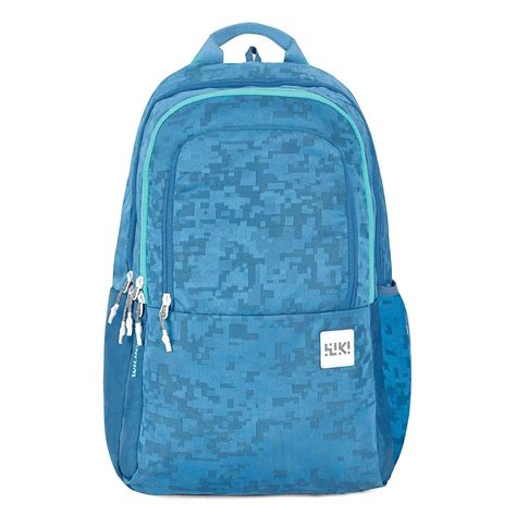 Wildcraft Wiki 2 Jacquard Standard Backpack Blue (11951 Blue) (Medium ...