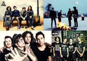 Fall Out Boy Rock band Collage Poster 01 (18inchx12inch) Photographic ...