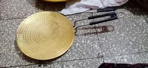 Buy P-TAL Brass Roti Tawa 26cm Teflon Free Non-Toxic Tawa for Roti with ...