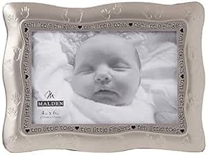 Malden International Designs Ten Little Fingers, Ten Little Toes Pewter ...