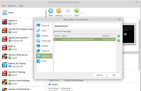 Image result for VirtualBox Extensions