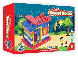 PEZYOX home town junior colorful interlocking blocks for kids ages 3 ...