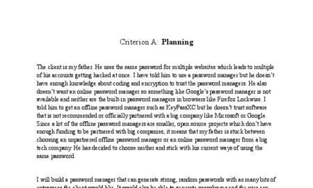 Image result for Computer Science IA Examples