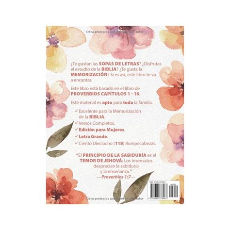 Biblia en Sopa de Letras - PROVERBIOS VOLUMEN 1 - | Ubuy India