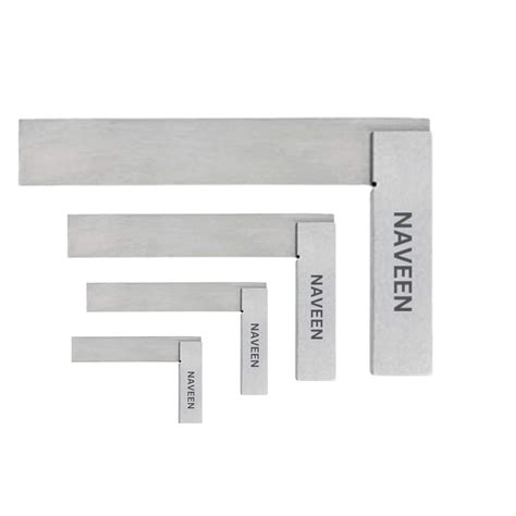 NAVEEN Engineering Square Kit Set of 4 Pieces (6, 8, 10, 12 Inch) Metal ...