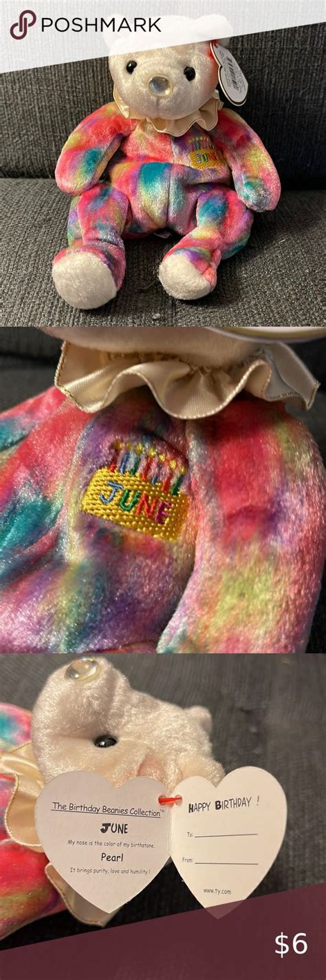 Celebrate June Birthdays with the Adorable Ty Beanie Bear Collection