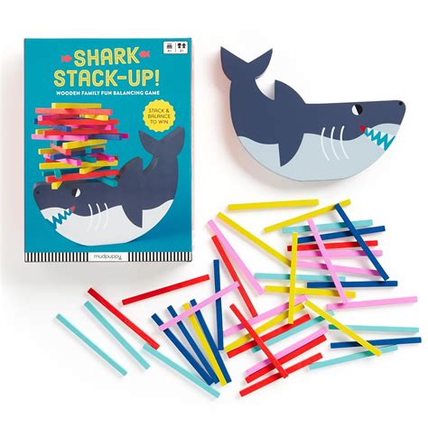 Buy Shark Stack-up! Wooden Balancing Game Online at Low Prices in India ...
