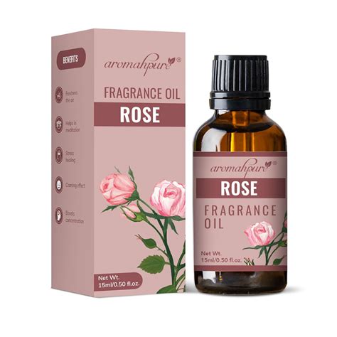 Aromahpure Fragrance Oil | 15 ml | Rose Aroma Oil for Home Fragrance ...