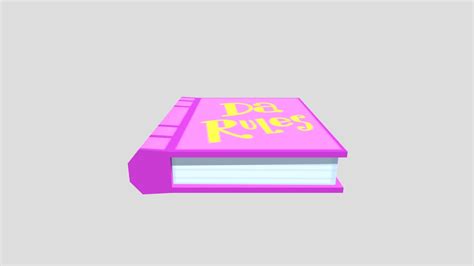 Fairly Odd Parents Breakin Da Rules Book - Download Free 3D model by ...