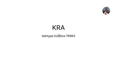 KRA — Teletype