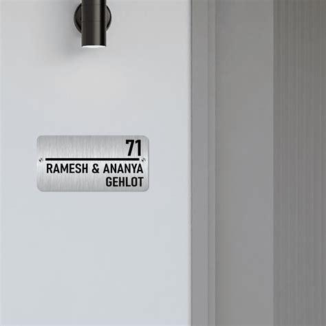 Name Plate for Home | Custom House Name Plates Online – NameplateWale