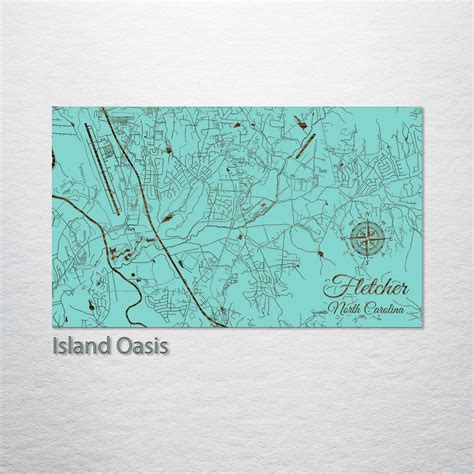 Fletcher, North Carolina Street Map | Street map, Nc map, Map