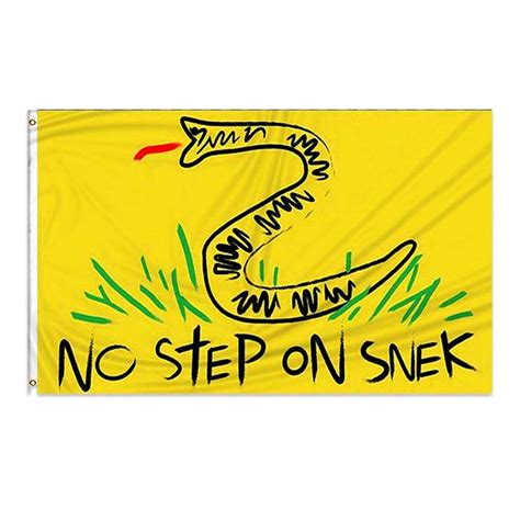 GAKA 3x5 FT No Step On Snek Flag : Amazon.in: Garden & Outdoors