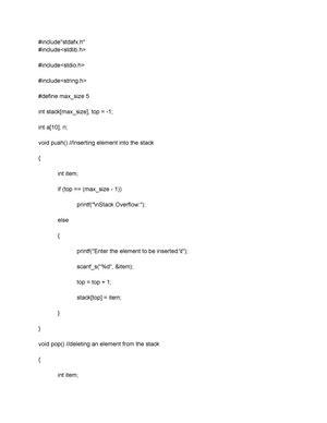 Dsa lab - lab programes - DATA STRUCTURES WITH C LABORATORY (15CSL38 ...
