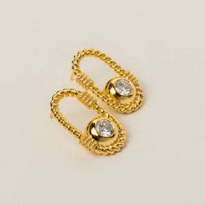 Allure Loop Gold Studs – Sterluv