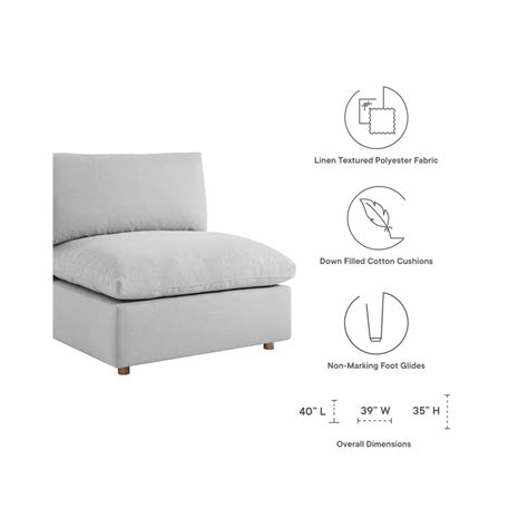 Buy Commix Down Filled Overstuffed 4 Piece Sectional Sofa Set Online at ...