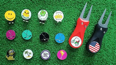 Custom Shape Golf Ball Marker Logo Hot Sale Metal Golf Ball Marker Hat ...