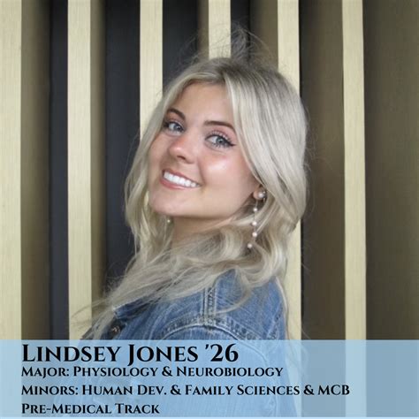 Lindsey Jones | Pre-Medical and Pre-Dental Advising