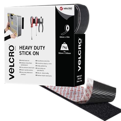 Self-Adhesive Velcro Tape | Cuttable Industrial Extra Strong Double ...