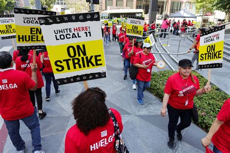 Union vows more strikes until California hotel workers get living wages ...