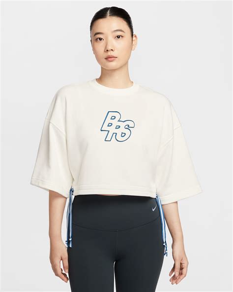 Nike Sportswear Phoenix Fleece Women's Short-Sleeve Cropped French ...