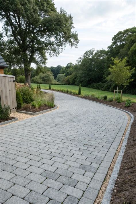 16+ Inspiring Grey Block Paving Driveway Ideas