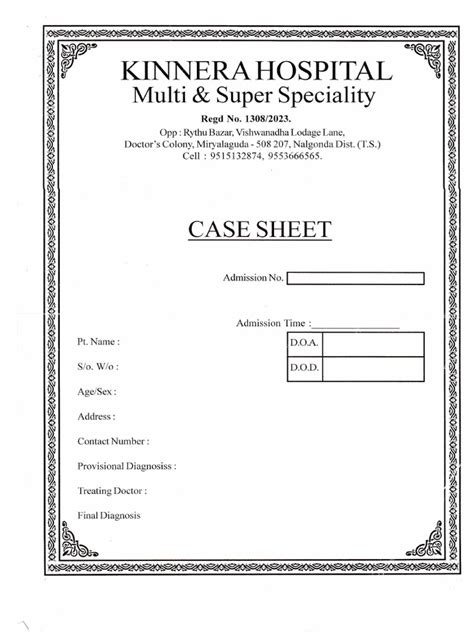 Image result for Case Designation Sheet Example