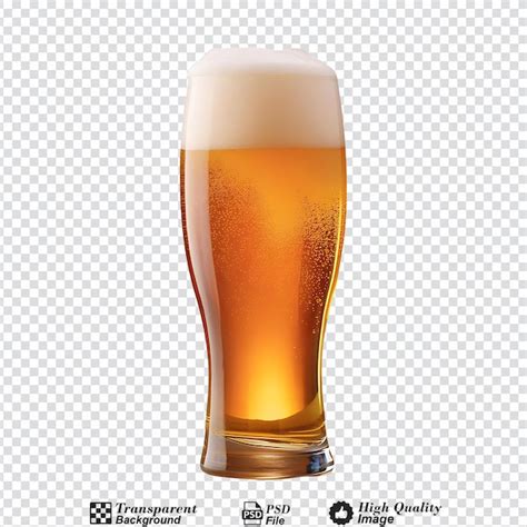 Beer isolated on transparent background | Premium AI-generated PSD