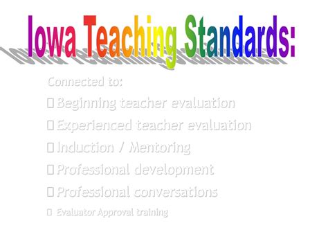 PPT - Iowa Teaching Standards & Criteria PowerPoint Presentation - ID ...