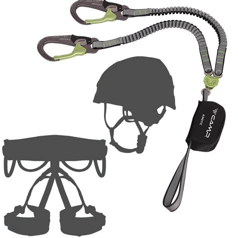 Oliunìd Deal Kit CAMP Kinetic Gyro Rewind Pro via ferrata set + helmet ...